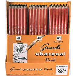 General's 2B Med Chacoal Pencil 557 